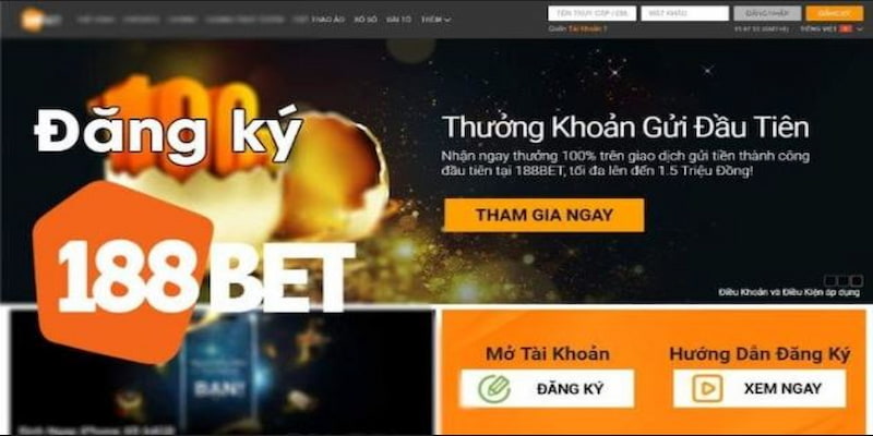 Hướng dẫn đăng ký trải nghiệm cá cược thể thao tại nhà cái